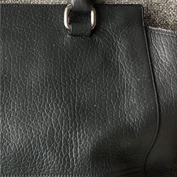 Coach #19926 Graphite/Pink Legacy Textured Leather Candace Carryall - Picture 9 of 9